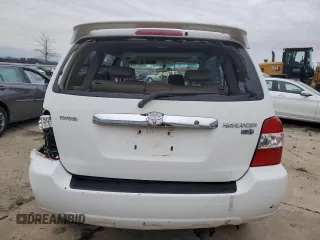 2007 Toyota Highlander Hybrid with VIN JTEGW21A970019300, listed as a Copart auction lot 84977824 with 162,984 mi miles and Salvage Title. Bid and sale history available at carsss.com. Image 6.