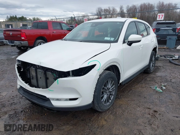 2019 Mazda CX-5 Sport with VIN JM3KFBBM2K0629966, listed as a IAAI auction lot 41953702 with 48,496 mi miles and . Bid and sale history available at DreamBid. Image 18.