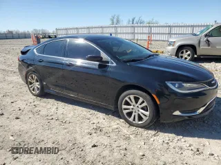 2015 Chrysler 200 Limited with VIN 1C3CCCAB3FN733231, listed as a Copart auction lot 55918425 with 176,428 mi miles and Clean Title. Bid and sale history available at DreamBid. Image 4.