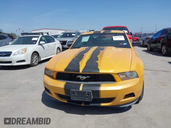 2012 Ford Mustang V6 Premium with VIN 1ZVBP8AM6C5229985, listed as a IAAI auction lot 41813941 with 118,359 mi miles. Bid and sale history available at carsss.com. Image 12.