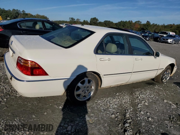 2002 Acura RL with VIN JH4KA96592C015836, listed as a Copart auction lot 80301844 with 150,054 mi miles and Salvage Title. Bid and sale history available at carsss.com. Image 3.