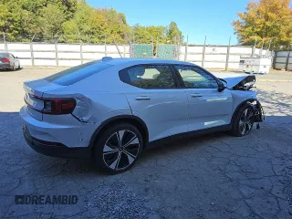 2023 Polestar 2 with VIN YSMED3KA8PL149139, listed as a Copart auction lot 71019124 with 24,023 mi miles and Non Repairable. Bid and sale history available at carsss.com. Image 3.
