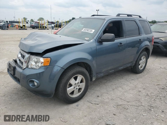 2012 Ford Escape XLT with VIN 1FMCU0DG9CKA89290, listed as a Copart auction lot 59290235 with 78,610 mi miles and Salvage title. Bid and sale history available at DreamBid. Image 1.