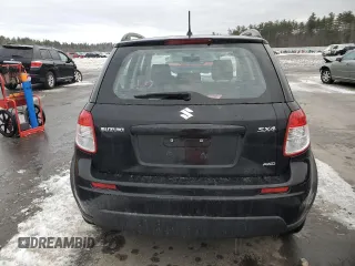 2012 Suzuki SX4 Crossover with VIN JS2YB5A30C6306884, listed as a Copart auction lot 86396074 with 91,557 mi miles and Salvage Title. Bid and sale history available at carsss.com. Image 6.