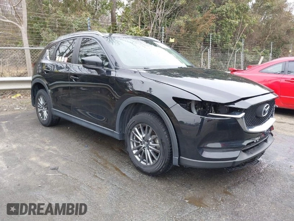 2017 Mazda CX-5 Sport with VIN JM3KFABL6H0213672, listed as a IAAI auction lot 41721128 with 100,266 mi miles. Bid and sale history available at carsss.com. Image 1.