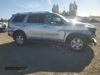 2020 Toyota Sequoia SR5 with VIN 5TDBY5G16LS180065, listed as a Copart auction lot 85487764 with 53,499 mi miles and Salvage Title. Bid and sale history available at carsss.com. Image 4.