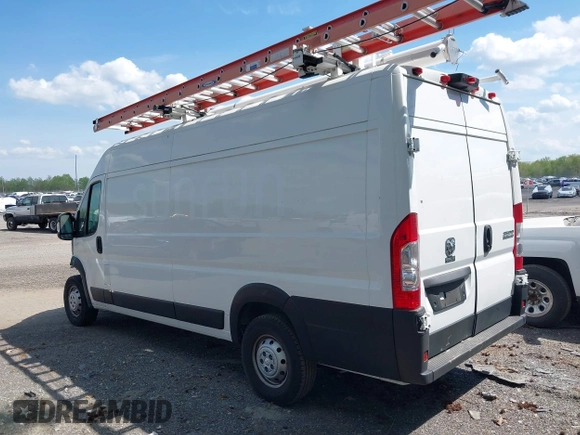2023 Ram ProMaster Cargo with VIN 3C6MRVJG9PE519735, listed as a IAAI auction lot 41995842 with 30,745 mi miles and . Bid and sale history available at DreamBid. Image 3.