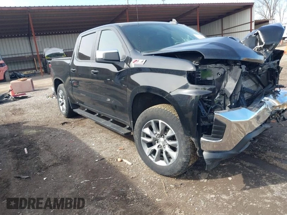 2021 Chevrolet Silverado 1500 LT with VIN 1GCUYDED0MZ253365, listed as a IAAI auction lot 41824906 with 1 mi miles. Bid and sale history available at carsss.com. Image 1.
