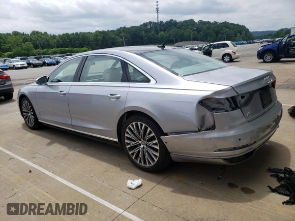 2019 Audi A8 с VIN WAU8DAF83KN010955, выставлен на аукционе Copart как лот 59734495 с пробегом 30 479 миль миль и Списание • Salvage title. История ставок и продаж доступна на DreamBid. Изображение 2.