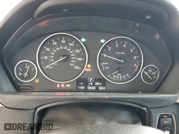 2014 BMW 3 Series 328i with VIN WBA3A5C56EP601682, listed as a Copart auction lot 51740235 with 120,323 mi miles and Salvage Title. Bid and sale history available at carsss.com. Image 9.