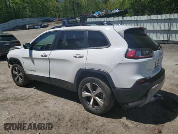 2022 Jeep Cherokee Limited with VIN 1C4PJMDN2ND527286, listed as a Copart auction lot 58162745 with 10,424 mi miles and Salvage title. Bid and sale history available at DreamBid. Image 2.