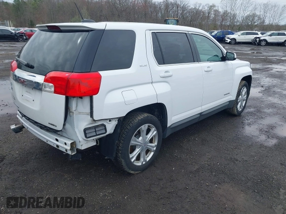 2017 GMC Terrain SLE with VIN 2GKFLSEK9H6108809, listed as a IAAI auction lot 41920682 with 91,574 mi miles. Bid and sale history available at carsss.com. Image 4.