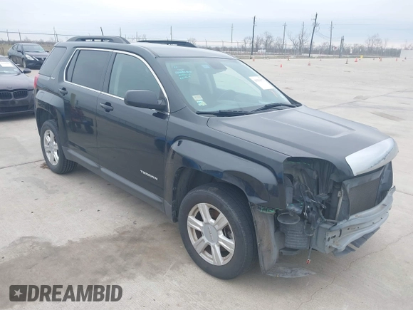 2015 GMC Terrain SLE with VIN 2GKALREK8F6232747, listed as a IAAI auction lot 41550073 with 156,061 mi miles. Bid and sale history available at carsss.com. Image 1.