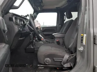 2022 Jeep Wrangler Unlimited Willys with VIN 1C4HJXDM1NW241284, listed as a Copart auction lot 83336744 with Not Provided miles and Salvage Title. Bid and sale history available at DreamBid. Image 7.