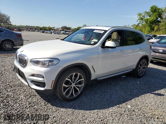 2019 BMW X3 xDrive30i with VIN 5UXTR9C5XKLD96567, listed as a Copart auction lot 50338595 with 102,057 mi miles and Salvage Title. Bid and sale history available at DreamBid. Image 1.
