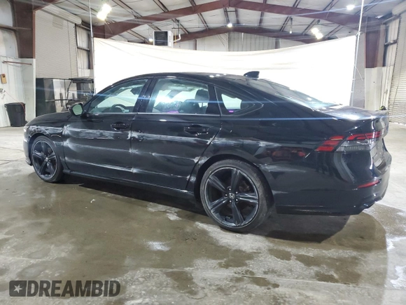 2023 Honda Accord Sport-L with VIN 1HGCY2F70PA070674, listed as a Copart auction lot 57329425 with 26,861 mi miles and Salvage title. Bid and sale history available at DreamBid. Image 2.