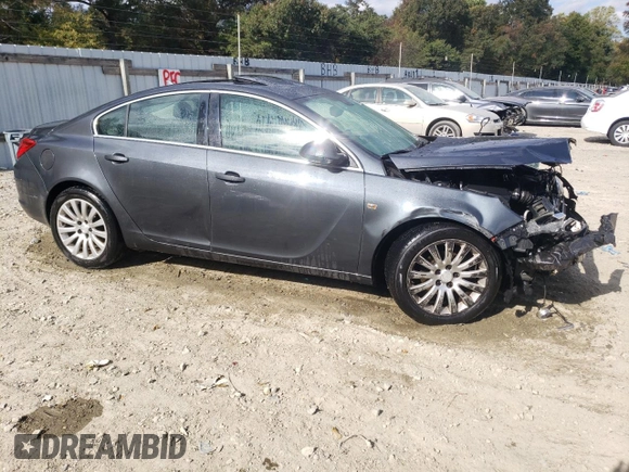 2011 Buick Regal with VIN 2G4GU5GC4B9184556, listed as a Copart auction lot 76323574 with 220,800 mi miles and Salvage Title. Bid and sale history available at DreamBid. Image 4.