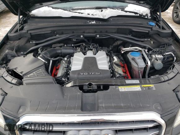 2016 Audi SQ5 3.0T Technik with VIN WA1LCAFP1GA117602, listed as a Copart auction lot 41577155 with 126,549 mi miles and Clean Title. Bid and sale history available at carsss.com. Image 12.