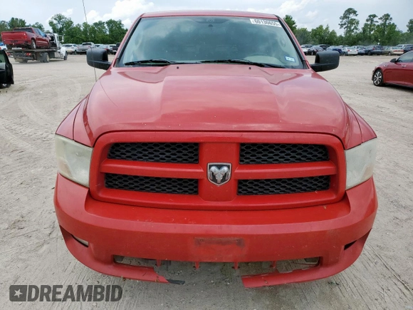 2012 Ram 1500 Express with VIN 3C6JD6AT4CG201072, listed as a Copart auction lot 60130655 with 147,324 mi miles and Salvage title. Bid and sale history available at DreamBid. Image 5.