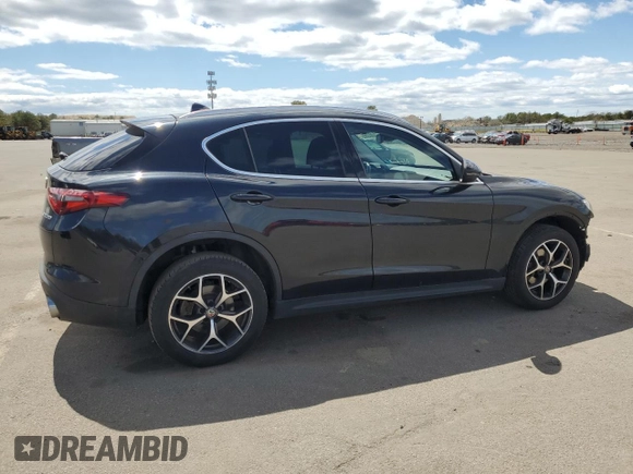 2019 Alfa Romeo Stelvio Ti with VIN ZASPAKBN1K7C67083, listed as a Copart auction lot 53003565 with 65,140 mi miles and Salvage title. Bid and sale history available at DreamBid. Image 3.