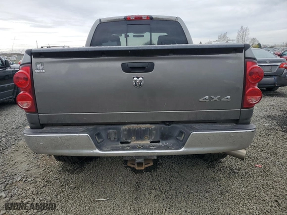 2007 Dodge Ram 1500 SLT with VIN 1D7HU18NX7S241503, listed as a Copart auction lot 47786305 with 153,573 mi miles and Salvage Title. Bid and sale history available at carsss.com. Image 6.
