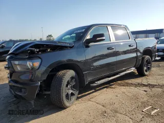 2021 Ram 1500 Big Horn with VIN 1C6SRFFT1MN507671, listed as a Copart auction lot 62874405 with 62,671 mi miles and Non repairable. Bid and sale history available at DreamBid. Image 1.