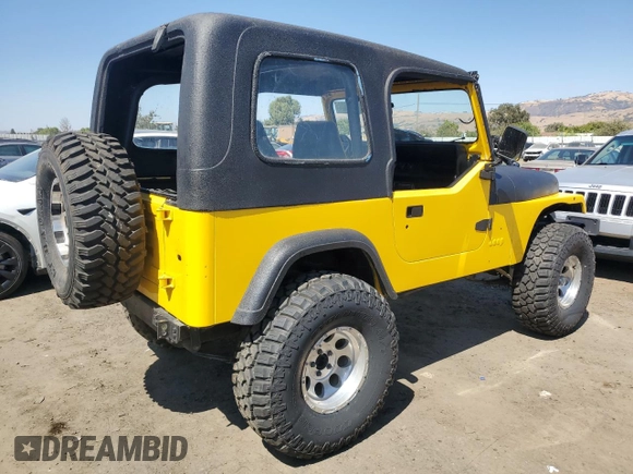 1992 Jeep Wrangler z VIN 2J4FY19P1NJ533862, wystawiony jako Copart lot #69116634 z przebiegiem 105 340 mil mil oraz Czysty tytuł • Clean title. Historia ofert i sprzedaży dostępna na DreamBid. Obrazek 3.