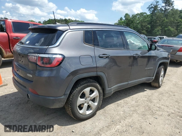 2019 Jeep Compass Latitude with VIN 3C4NJCBB7KT699300, listed as a Copart auction lot 54940155 with 64,843 mi miles and Salvage title. Bid and sale history available at DreamBid. Image 3.