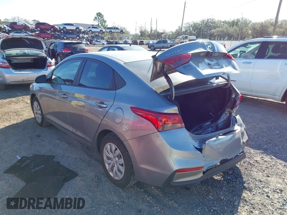 2022 Hyundai Accent SE with VIN 3KPC24A63NE156159, listed as a IAAI auction lot 41640292 with 45,797 mi miles and . Bid and sale history available at DreamBid. Image 3.