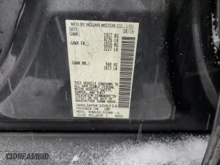 2017 Nissan Altima 2.5 S with VIN 1N4AL3AP2HC109259, listed as a Copart auction lot 44937845 with 109,920 mi miles and Salvage Title. Bid and sale history available at carsss.com. Image 12.