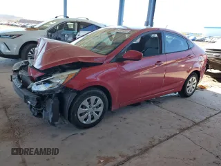 2016 Hyundai Accent SE with VIN KMHCT4AE1GU030130, listed as a Copart auction lot 50201685 with 112,608 mi miles and Salvage Title. Bid and sale history available at carsss.com. Image 1.