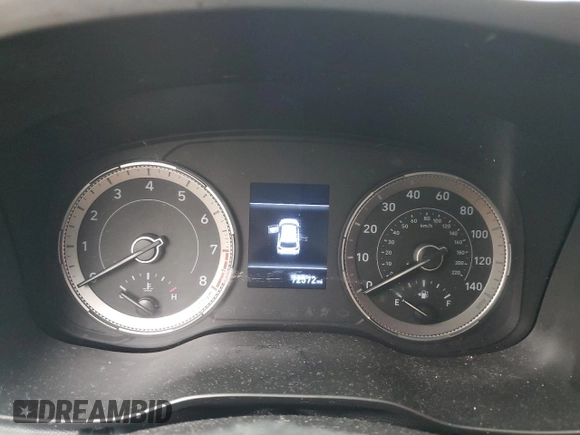 2020 Hyundai Venue SEL with VIN KMHRC8A33LU040202, listed as a Copart auction lot 63265265 with 72,572 mi miles and Salvage title. Bid and sale history available at DreamBid. Image 9.