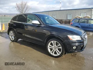 2016 Audi SQ5 Premium Plus with VIN WA1CCAFP3GA009787, listed as a Copart auction lot 46664545 with 69,409 mi miles and Salvage Title. Bid and sale history available at carsss.com. Image 4.