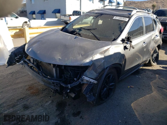 2019 Nissan Rogue SL with VIN 5N1AT2MV7KC732443, listed as a Copart auction lot 46988794 with 142,506 mi miles and Salvage Title. Bid and sale history available at carsss.com. Image 1.