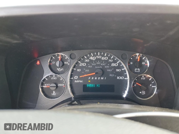 2014 Chevrolet Express Cargo z VIN 1GCWGFCB0E1122350, wystawiony jako Copart lot #58278045 z przebiegiem 99 593 mil mil oraz Czysty tytuł • Clean title. Historia ofert i sprzedaży dostępna na DreamBid. Obrazek 9.
