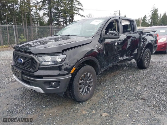 2020 Ford Ranger XL with VIN 1FTER4FH9LLA64685, listed as a IAAI auction lot 41646471 with 66,896 mi miles. Bid and sale history available at carsss.com. Image 2.