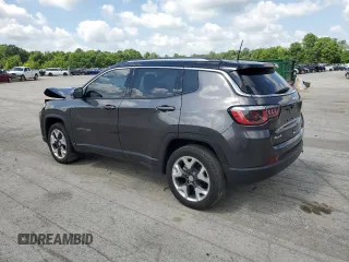 2020 Jeep Compass Limited with VIN 3C4NJDCB3LT146861, listed as a Copart auction lot 61550035 with 59,611 mi miles and Salvage title. Bid and sale history available at DreamBid. Image 2.