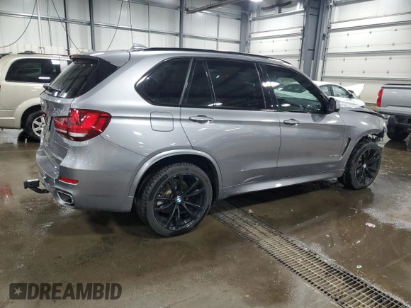 2017 BMW X5 xDrive35d with VIN 5UXKS4C35H0Y16518, listed as a Copart auction lot 50604535 with 47,255 mi miles and Salvage Title. Bid and sale history available at carsss.com. Image 3.