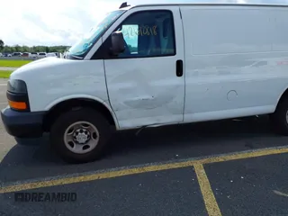 2019 Chevrolet Express Cargo with VIN 1GCWGAFP8K1370495, listed as a IAAI auction lot 42692818 with 73,398 mi miles and . Bid and sale history available at DreamBid. Image 6.
