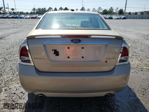 2008 Ford Fusion SEL with VIN 3FAHP08138R114491, listed as a Copart auction lot 53758735 with 132,521 mi miles and Salvage Title. Bid and sale history available at carsss.com. Image 6.