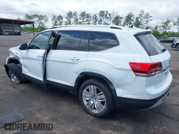 2019 Volkswagen Atlas SE with VIN 1V2WR2CA4KC509962, listed as a IAAI auction lot 42147840 with 67,557 mi miles and . Bid and sale history available at DreamBid. Image 3.