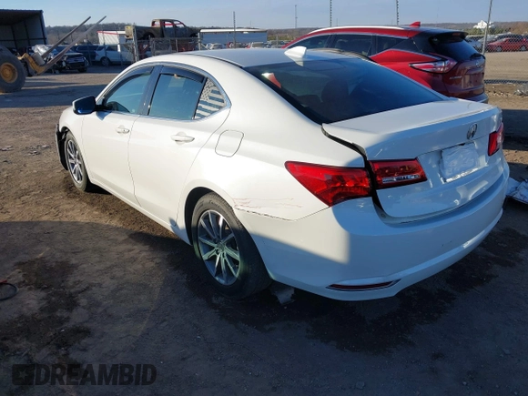2018 Acura TLX with VIN 19UUB1F32JA000145, listed as a IAAI auction lot 41244292 with 83,254 mi miles and . Bid and sale history available at DreamBid. Image 3.