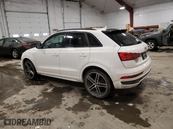 2018 Audi Q3 Premium Plus z VIN WA1JCCFS2JR023745, wystawiony jako Copart lot #86858734 z przebiegiem 83 720 mil mil oraz Szkoda całkowita • Salvage title. Historia ofert i sprzedaży dostępna na DreamBid. Obrazek 2.