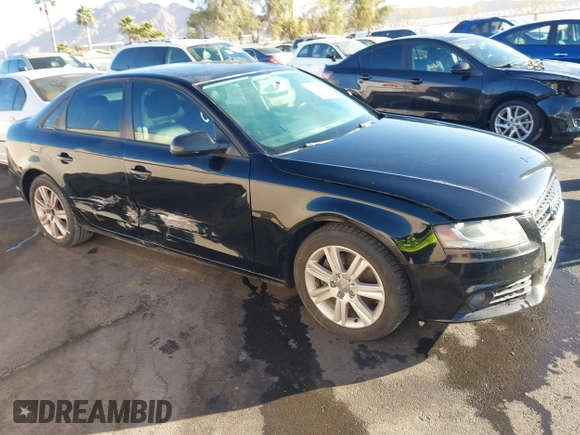 2010 Audi A4 2.0T Premium with VIN WAUAFAFL3AN063119, listed as a IAAI auction lot 41507773 with 165,743 mi miles. Bid and sale history available at carsss.com. Image 6.