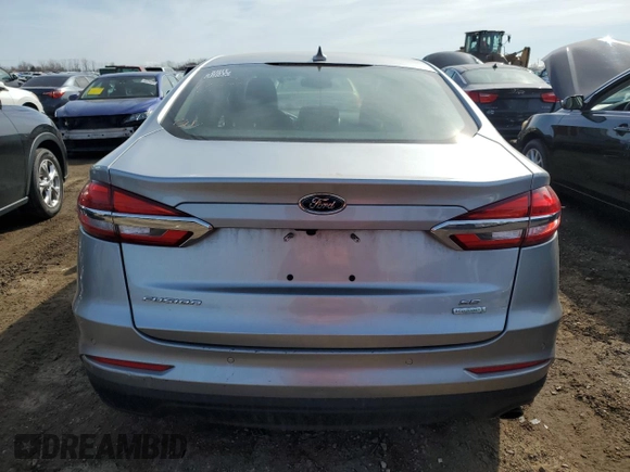 2020 Ford Fusion SE with VIN 3FA6P0HDXLR172625, listed as a Copart auction lot 48404835 with 144,308 mi miles and Clean Title. Bid and sale history available at DreamBid. Image 6.