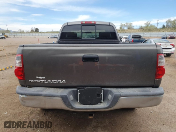 2006 Toyota Tundra SR5 with VIN 5TBRU34156S484746, listed as a Copart auction lot 53384365 with 217,109 mi miles and Salvage Title. Bid and sale history available at carsss.com. Image 6.