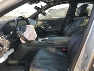 2018 Mercedes-Benz S with VIN WDDUG6EB7JA373919, listed as a Copart auction lot 52158955 with Not Provided miles and Salvage Title. Bid and sale history available at carsss.com. Image 7.