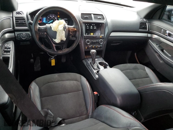 2018 Ford Explorer XLT with VIN 1FM5K7D89JGC52102, listed as a Copart auction lot 41953375 with 49,400 mi miles and Salvage title. Bid and sale history available at DreamBid. Image 8.