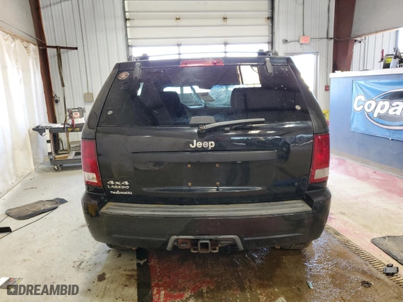 2007 Jeep Grand Cherokee Laredo with VIN 1J8GR48K07C643354, listed as a Copart auction lot 51635435 with 164,444 mi miles and Salvage Title. Bid and sale history available at carsss.com. Image 6.