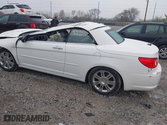 2008 Chrysler Sebring Limited with VIN 1C3LC65M48N289969, listed as a IAAI auction lot 41963154 with Not provided miles and . Bid and sale history available at DreamBid. Image 13.